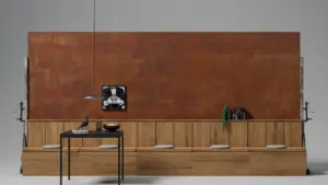 CLV201_Level Corten cavalletto panca CLV201丨霧面