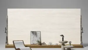 CLV308_Unique_Travertine_White_Vein_Cut_Arredato CLV308丨霧面